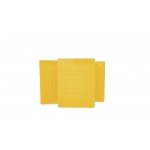 Placa Pequena p/ Ponto Auricular - DUX - Amarelo