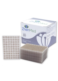 Ponto Prata micropore (caixa com 30 cartelas) - ZhenMedog:image